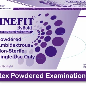 FINEFIT LATEX POWDERED HAND GLOVES